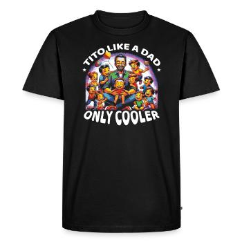 Tito Filipino Uncle Philippines Best Uncle Ever - Men's Premium Organic T-Shirt - black - Front - Nico (187cm)