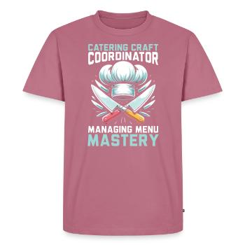 Kochkunst Lehrer Küche Koch Koch - Männer Premium Bio T-Shirt - Mauve - Vorne - Nico (187cm)