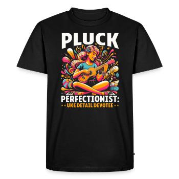 Ukelele Teacher Instrument Ukelele Player Uke - Men's Premium Organic T-Shirt - black - Front - Nico (187cm)
