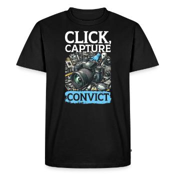 Forensic Photographer Crime Scene Investigation - Men's Premium Organic T-Shirt - black - Front - Nico (187cm)
