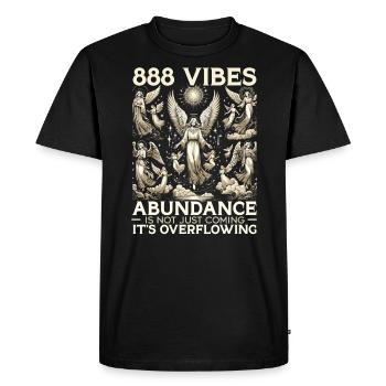 Nombre angélique Guide spirituel Numérologie - T-shirt Premium bio Homme - noir - Devant - Nico (187cm)