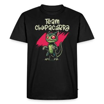 Chupacabra Créature légendaire Bête Cryptozoologie - T-shirt Premium bio Homme - noir - Devant - Nico (187cm)