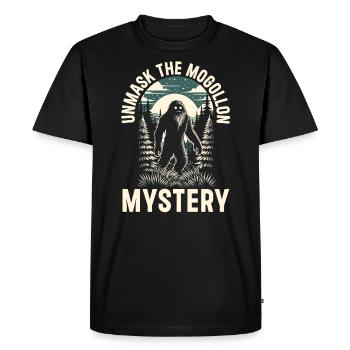 Monstre Mogollon Cryptide mythique de cryptozoologie - T-shirt Premium bio Homme - noir - Devant - Nico (187cm)