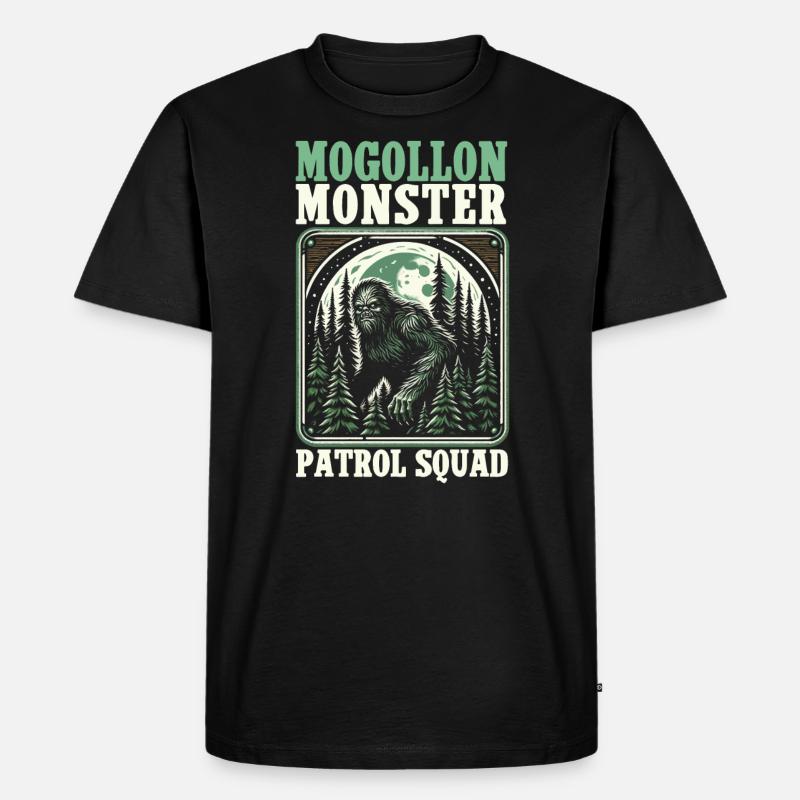 Mogollon Mostro Mitico Criptozoologia Criptide - Maglietta ecologica premium da uomo - nero