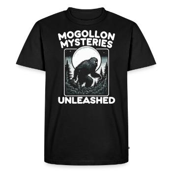 Monstre Mogollon Cryptide mythique de cryptozoologie - T-shirt Premium bio Homme - noir - Devant - Nico (187cm)