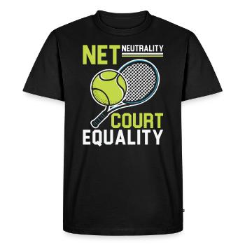 Tennis Umpire Ref Sports Game Official Referee - Men's Premium Organic T-Shirt - black - Front - Nico (187cm)