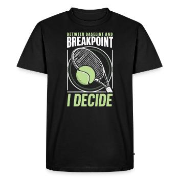 Tennis Umpire Ref Sports Game Official Referee - Men's Premium Organic T-Shirt - black - Front - Nico (187cm)