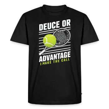 Tennis Umpire Ref Sports Game Official Referee - Men's Premium Organic T-Shirt - black - Front - Nico (187cm)