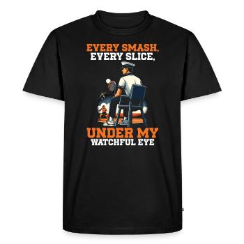 Tennis Umpire Ref Sports Game Official Referee - Men's Premium Organic T-Shirt - black - Front - Nico (187cm)