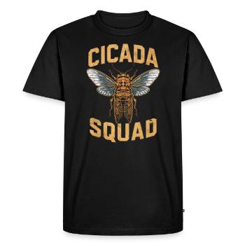 Cicada Invasion Insect Brood Cicada Survivor - Men's Premium Organic T-Shirt - black - Front - Nico (187cm)
