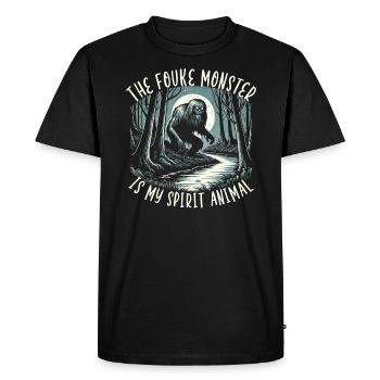 Fouke Monster Southern Sasquatch Cryptozoologie - T-shirt Premium bio Homme - noir - Devant - Nico (187cm)