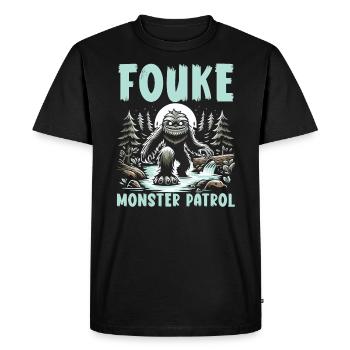 Monstre de Fouke Sasquatch du Sud Cryptozoologie - T-shirt Premium bio Homme - noir - Devant - Nico (187cm)
