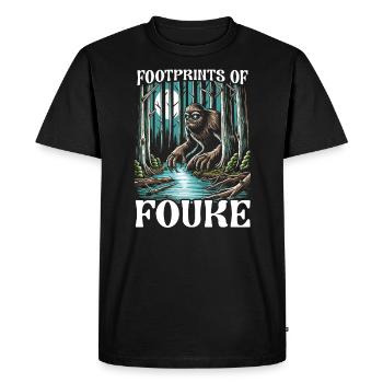 Monstre de Fouke Sasquatch du Sud Cryptozoologie - T-shirt Premium bio Homme - noir - Devant - Nico (187cm)