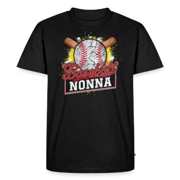 Baseball Grand-mère Grand-mère Journée des grands-parents - T-shirt Premium bio Homme - noir - Devant - Nico (187cm)