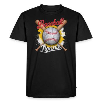 Baseball Grand-mère Grand-mère Journée des grands-parents - T-shirt Premium bio Homme - noir - Devant - Nico (187cm)
