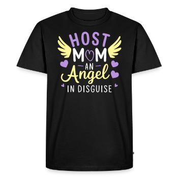 Host Mom Exchange Student Host Family Host Parent - Men's Premium Organic T-Shirt - black - Front - Nico (187cm)