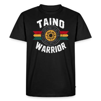 Taino Indian Puerto Rico Boricua Puerto Rican - Men's Premium Organic T-Shirt - black - Front - Nico (187cm)