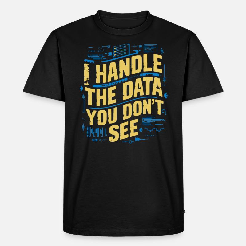 Backend-Entwickler Programmierung Softwareprogrammierer - Männer Premium Bio T-Shirt - Schwarz