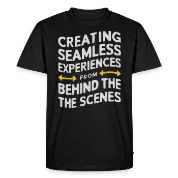 Backend Developer Programming Software Programmer - Men's Premium Organic T-Shirt - black - Front - Nico (187cm)