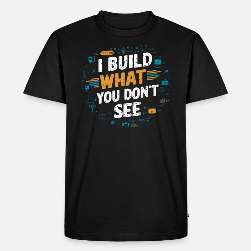 Backend-Entwickler Programmierung Softwareprogrammierer - Männer Premium Bio T-Shirt - Schwarz