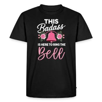 Mois de la sensibilisation au cancer du sein Pink Ribbon Chemo - T-shirt Premium bio Homme - noir - Devant - Nico (187cm)
