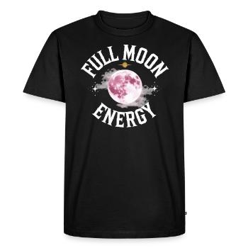 Cosmic Energy Life Energy Universal Force - Men's Premium Organic T-Shirt - black - Front - Nico (187cm)
