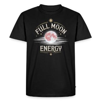 Cosmic Energy Life Energy Universal Force - Men's Premium Organic T-Shirt - black - Front - Nico (187cm)
