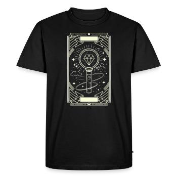 K-Pop Musique pop coréenne Corée du Sud Kpop Lightstick - T-shirt Premium bio Homme - noir - Devant - Nico (187cm)