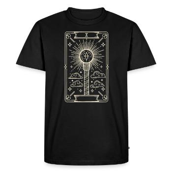 K-Pop Musique pop coréenne Corée du Sud Kpop Lightstick - T-shirt Premium bio Homme - noir - Devant - Nico (187cm)