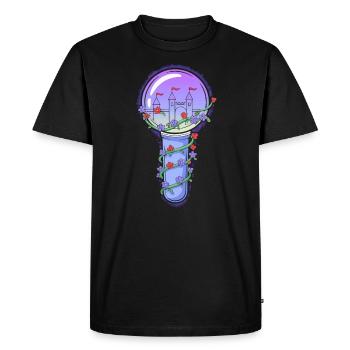 K-Pop Musique pop coréenne Corée du Sud Kpop Lightstick - T-shirt Premium bio Homme - noir - Devant - Nico (187cm)