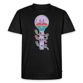 K-Pop Musique pop coréenne Corée du Sud Kpop Lightstick - T-shirt Premium bio Homme - noir - Devant - Nico (187cm)