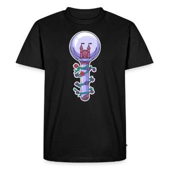 K-Pop Musique pop coréenne Corée du Sud Kpop Lightstick - T-shirt Premium bio Homme - noir - Devant - Nico (187cm)