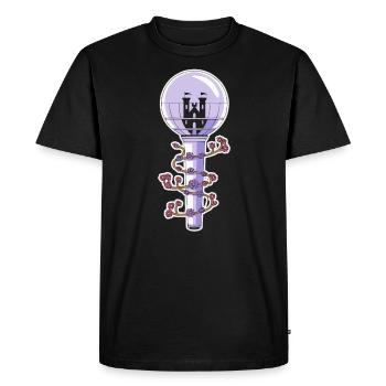 K-Pop Musique pop coréenne Corée du Sud Kpop Lightstick - T-shirt Premium bio Homme - noir - Devant - Nico (187cm)
