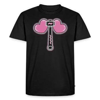 K-Pop Musique pop coréenne Corée du Sud Kpop Lightstick - T-shirt Premium bio Homme - noir - Devant - Nico (187cm)