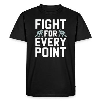 Filles Lutte Lutte Grappling Lutteuse Fille - T-shirt Premium bio Homme - noir - Devant - Nico (187cm)