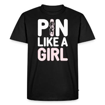 Filles Lutte Lutte Grappling Lutteuse Fille - T-shirt Premium bio Homme - noir - Devant - Nico (187cm)