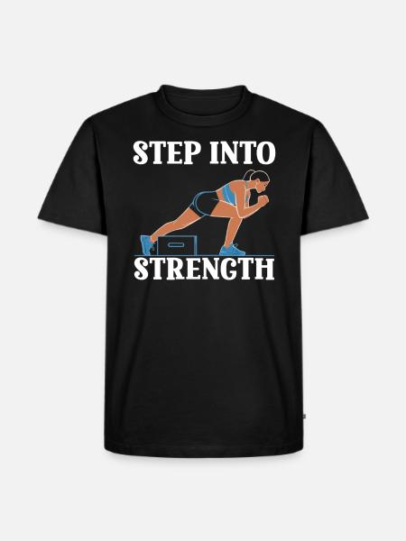 Bulgarsk Squat Træning Fitness Træning Gym - Herre Premium økologisk T-shirt - sort