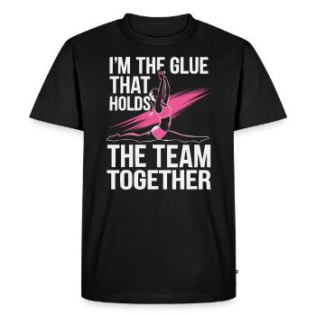 Certified Athletic Trainer Girl Athlete Workout - Men's Premium Organic T-Shirt - black - Front - Nico (187cm)