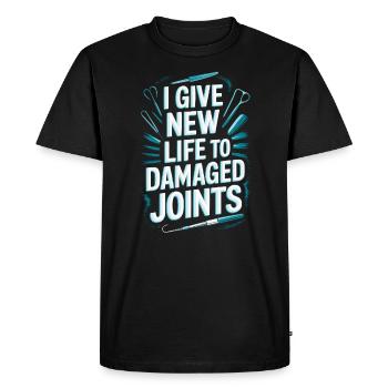 Orthopedic Surgeon Medical Medicine Orthopaedic - Men's Premium Organic T-Shirt - black - Front - Nico (187cm)