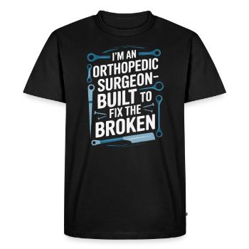 Orthopedic Surgeon Medical Medicine Orthopaedic - Men's Premium Organic T-Shirt - black - Front - Nico (187cm)