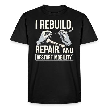 Orthopedic Surgeon Medical Medicine Orthopaedic - Men's Premium Organic T-Shirt - black - Front - Nico (187cm)