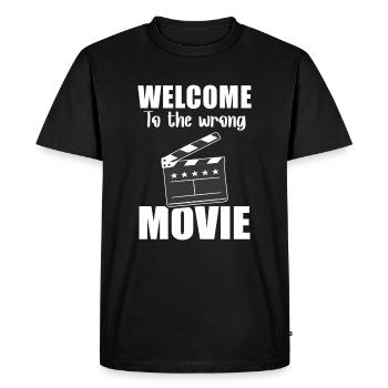 Bienvenue Dans Le Mauvais Film Kinospruch Leben - T-shirt Premium bio Homme - noir - Devant - Nico (187cm)