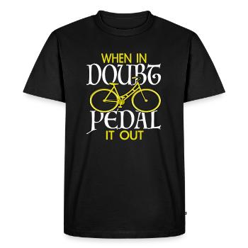 Vélo Cyclisme Vélo Cyclisme Vélo - T-shirt Premium bio Homme - noir - Devant - Nico (187cm)