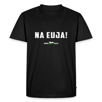 Saxe énonciation drôle - Na Euja! - saxon - T-shirt Premium bio Homme - noir - Devant - Nico (187cm)