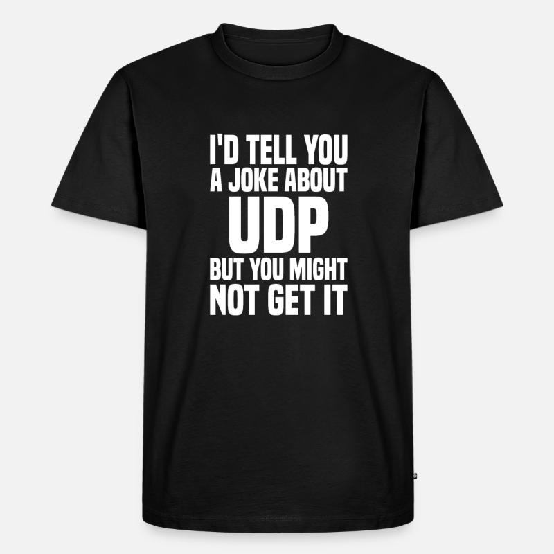 IT Cyber Security Expert Nerd Hacking - Herre Premium økologisk T-shirt - sort