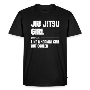 Ju Jutsu Brazilian Martial Arts Training - Men's Premium Organic T-Shirt - black - Front - Nico (187cm)