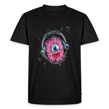 monstre - T-shirt Premium bio Homme - noir - Devant - Nico (187cm)