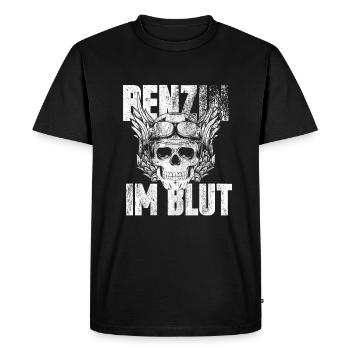 Essence dans le sang - T-shirt Premium bio Homme - noir - Devant - Nico (187cm)
