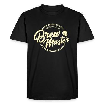 Home Brew Master print for Craft Beer Brewers - Men's Premium Organic T-Shirt - black - Front - Nico (187cm)