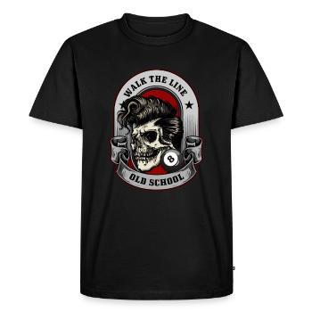 Rocker Rock Musician Rock Gift - Men's Premium Organic T-Shirt - black - Front - Nico (187cm)